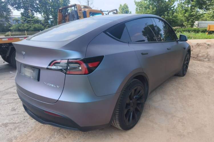 Used Tesla Model Y 2023 Long-Range All-Wheel-Drive Version Rear Right 45 Deg