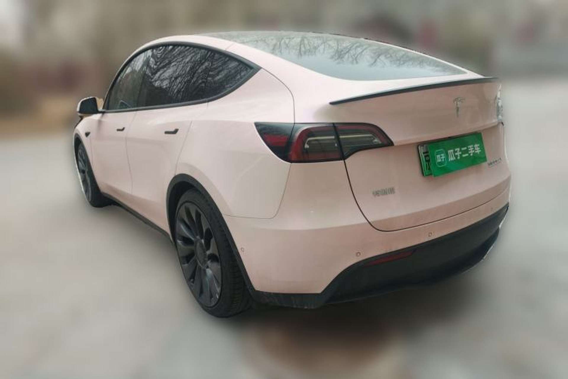 Used Tesla Model Y 2023 High-Performance All-Wheel-Drive Version Rear Left 45 Deg