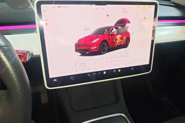 Used Tesla Model Y 2023 Rear-Wheel-Drive Version Audio And AC Panel