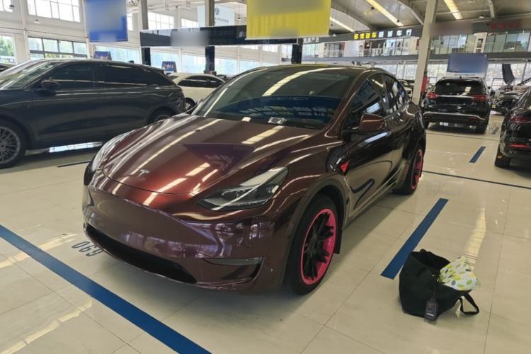 Used Tesla Model Y 2022 Revised Version Long-Range All-Wheel Drive Guazi used car, China used car export, Used car for sale, Used Tesla cars, Cheapest cars for sale, Electric vehicle, New energy car