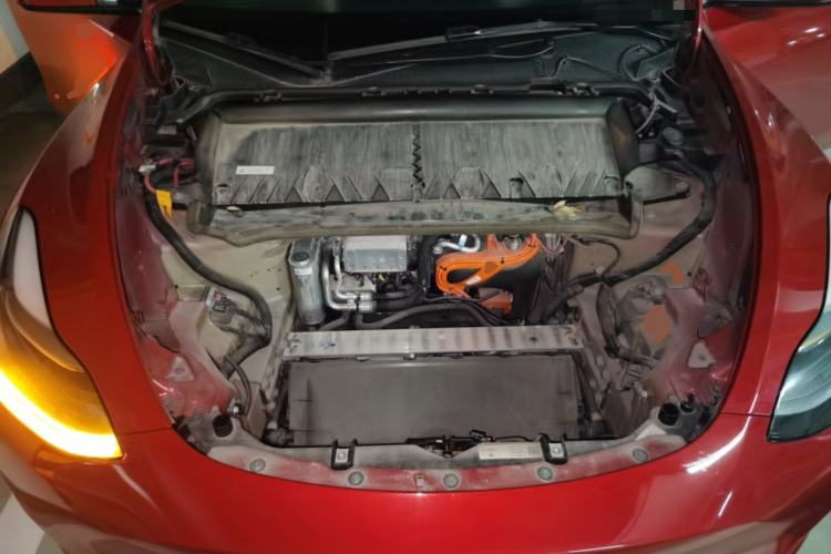 Used Tesla Model Y 2023 Rear-Wheel-Drive Version Engine Bay