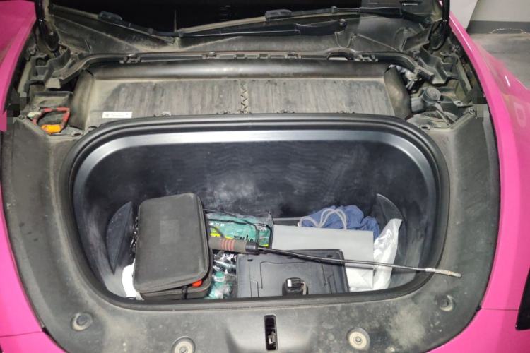 Used Tesla Model Y 2023 Rear-Wheel-Drive Version Engine Bay