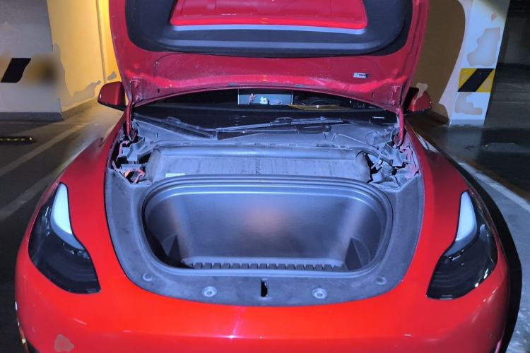 Used Tesla Model Y 2023 Long-Range All-Wheel-Drive Version Engine Bay