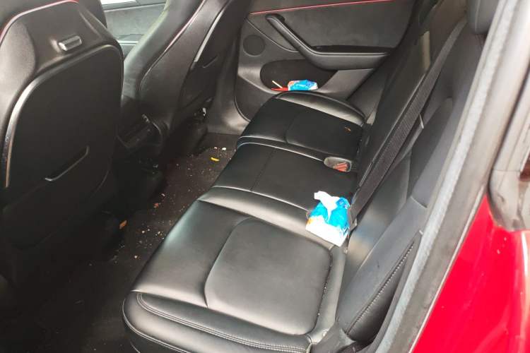 Used Tesla Model Y 2023 Long-Range All-Wheel-Drive Version Left Rear Seat