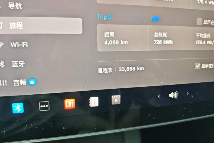 Used Tesla Model Y 2023 Long-Range All-Wheel-Drive Version Odometer Close Up