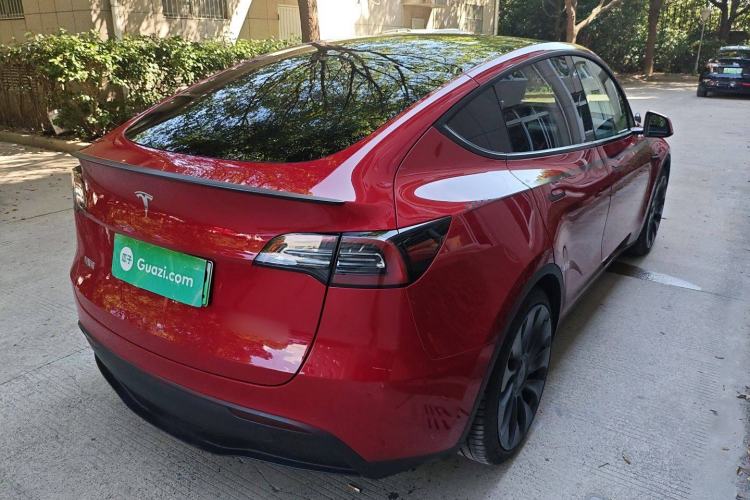 Used Tesla Model Y 2023 High-Performance All-Wheel-Drive Version Rear Right 45 Deg