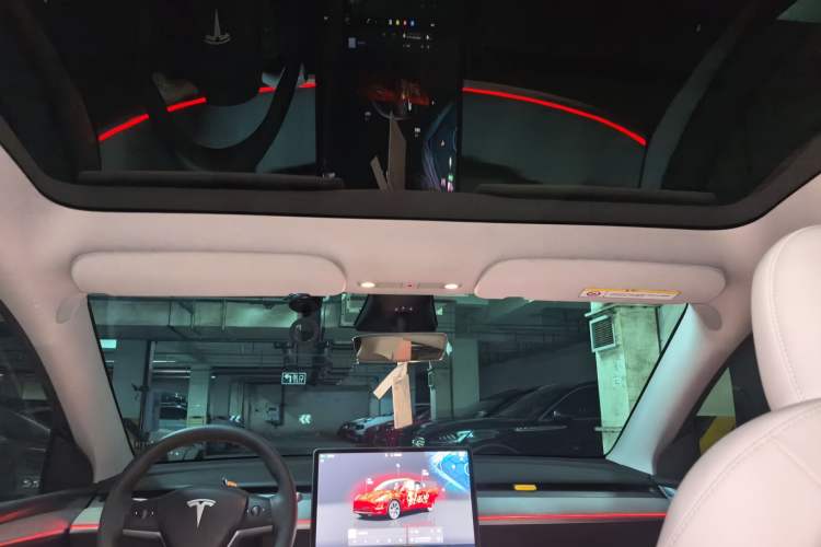 Used Tesla Model Y 2023 Rear-Wheel-Drive Version Headliner