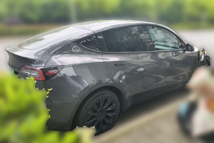Used Tesla Model Y 2023 Long-Range All-Wheel-Drive Version Rear Right 45 Deg