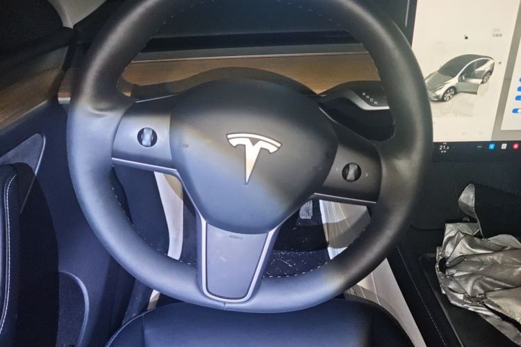 Used Tesla Model Y 2023 Long-Range All-Wheel-Drive Version Steering Wheel
