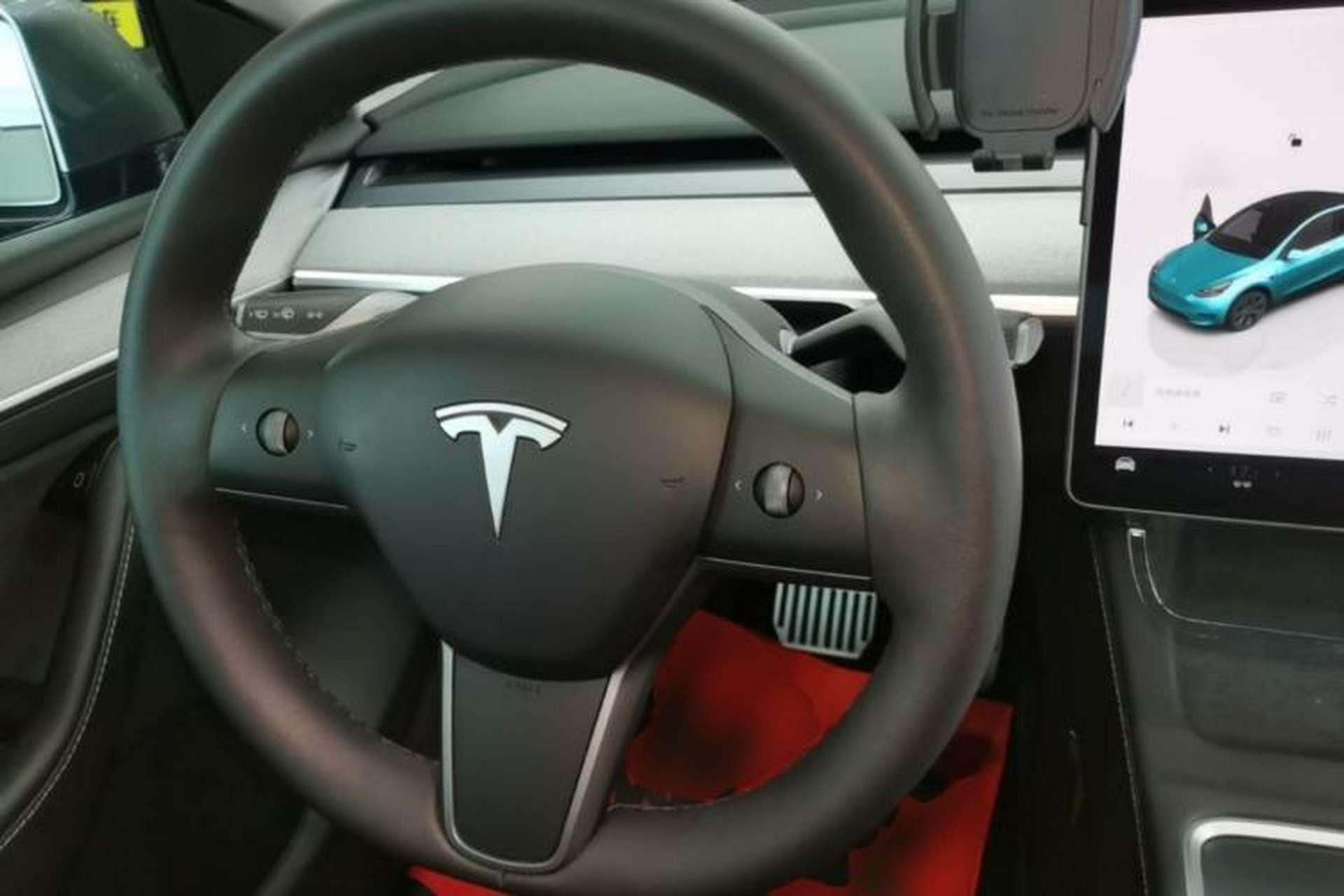 Used Tesla Model Y 2023 Rear-Wheel-Drive Version Steering Wheel