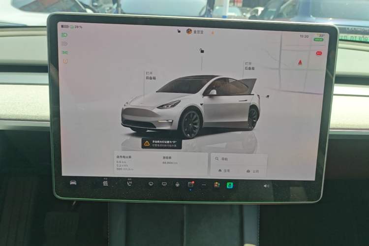 Used Tesla Model Y 2023 Rear-Wheel-Drive Version Audio And AC Panel