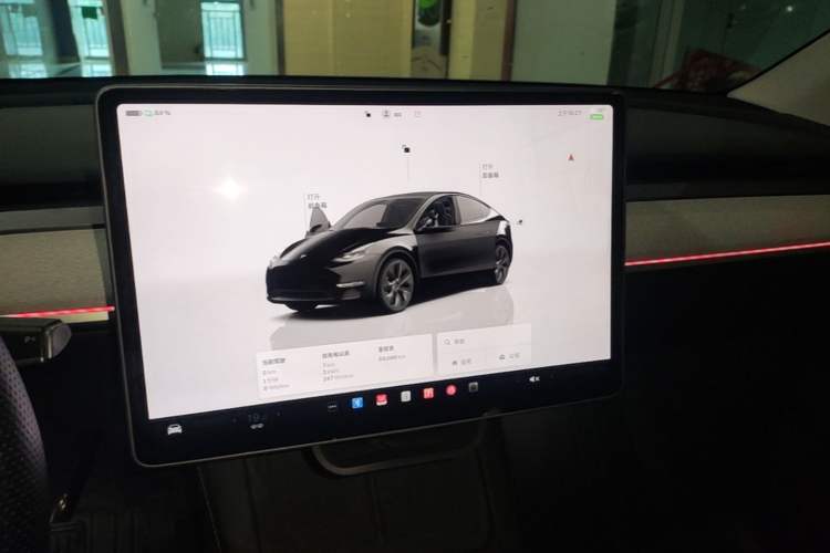 Used Tesla Model Y 2023 Rear-Wheel-Drive Version Audio And AC Panel
