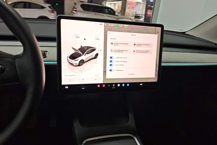 Used Tesla Model Y 2023 Rear-Wheel-Drive Version Audio And AC Panel