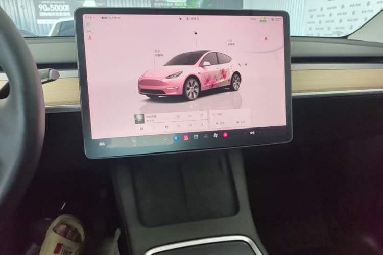 Used Tesla Model Y 2023 Rear-Wheel-Drive Version Audio And AC Panel