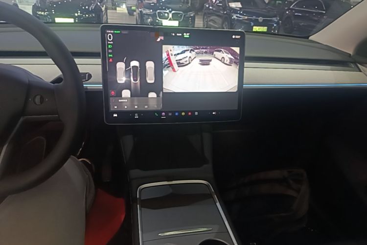 Used Tesla Model Y 2023 Long-Range All-Wheel-Drive Version Audio And AC Panel