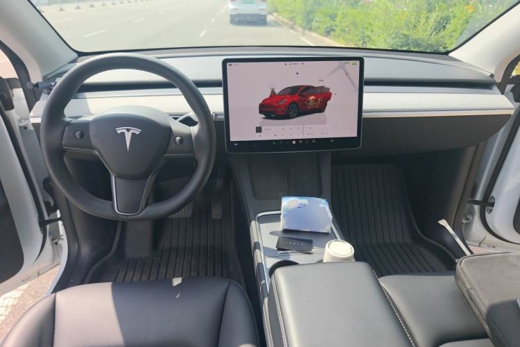 Used Tesla Model Y 2023 Long-Range All-Wheel-Drive Version Center Console