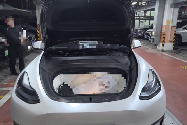 Used Tesla Model Y 2023 Long-Range All-Wheel-Drive Version Engine Bay