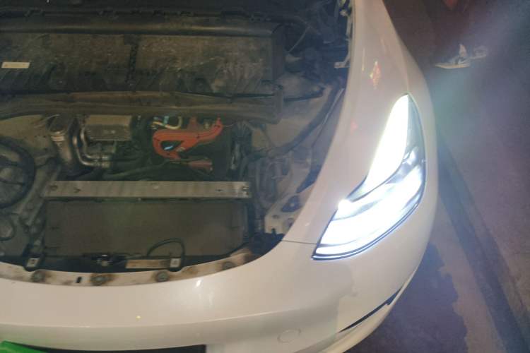 Used Tesla Model Y 2023 Rear-Wheel-Drive Version Engine Bay Left