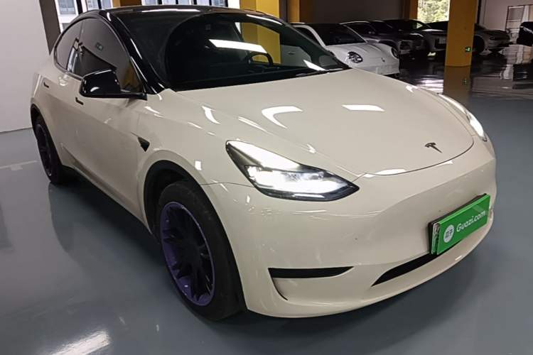 Used Tesla Model Y 2023 Rear-Wheel-Drive Version Front Right 45 Deg
