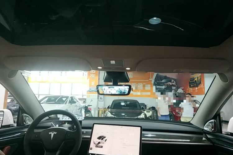Used Tesla Model Y 2023 Long-Range All-Wheel-Drive Version Headliner