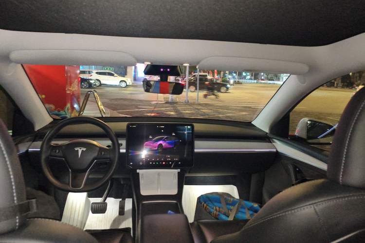 Used Tesla Model Y 2023 Rear-Wheel-Drive Version Headliner