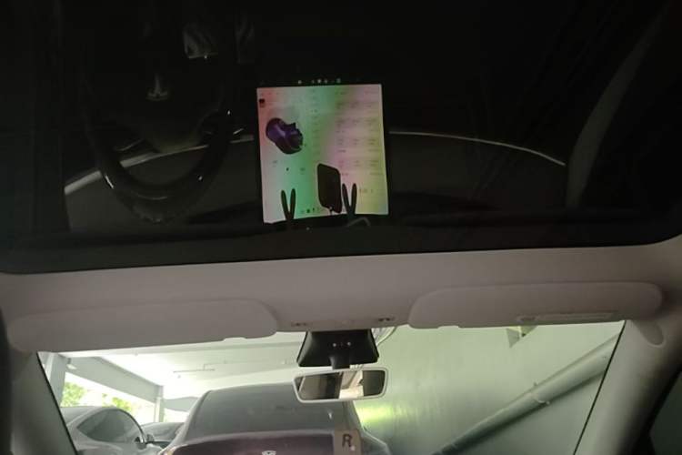 Used Tesla Model Y 2023 Long-Range All-Wheel-Drive Version Headliner