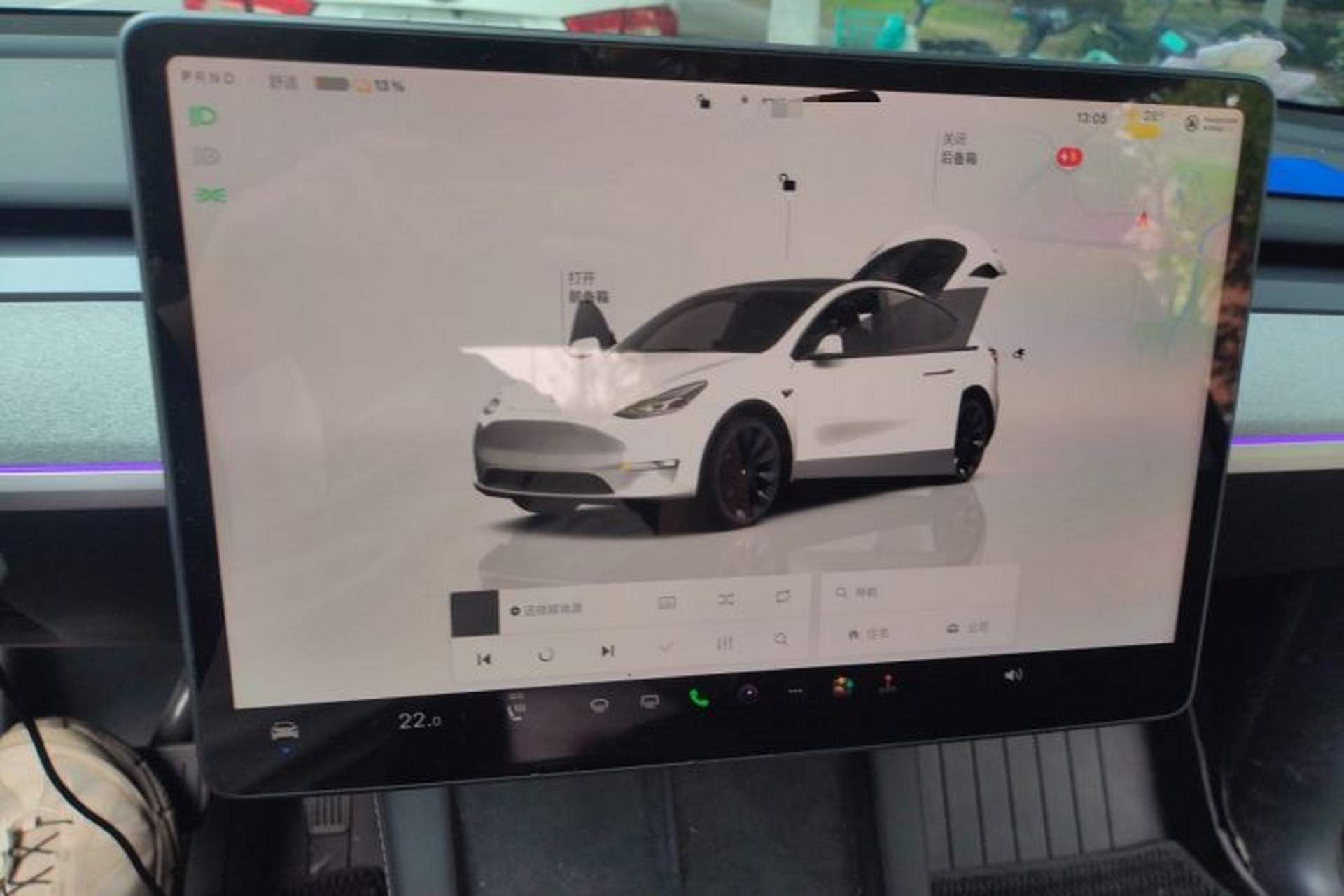 Used Tesla Model Y 2023 Rear-Wheel-Drive Version Instrument Cluster