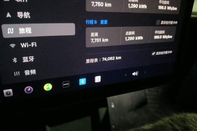 Used Tesla Model Y 2023 Long-Range All-Wheel-Drive Version Odometer Close Up