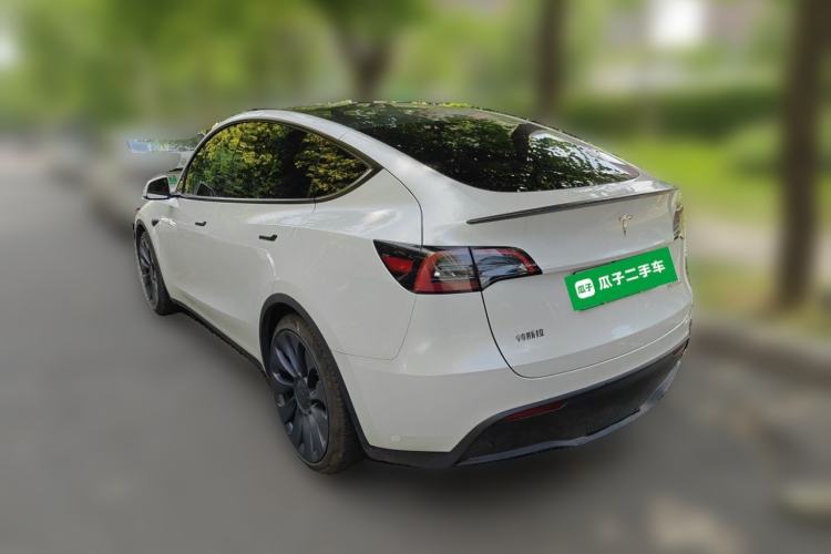 Used Tesla Model Y 2023 High-Performance All-Wheel-Drive Version Rear Left 45 Deg