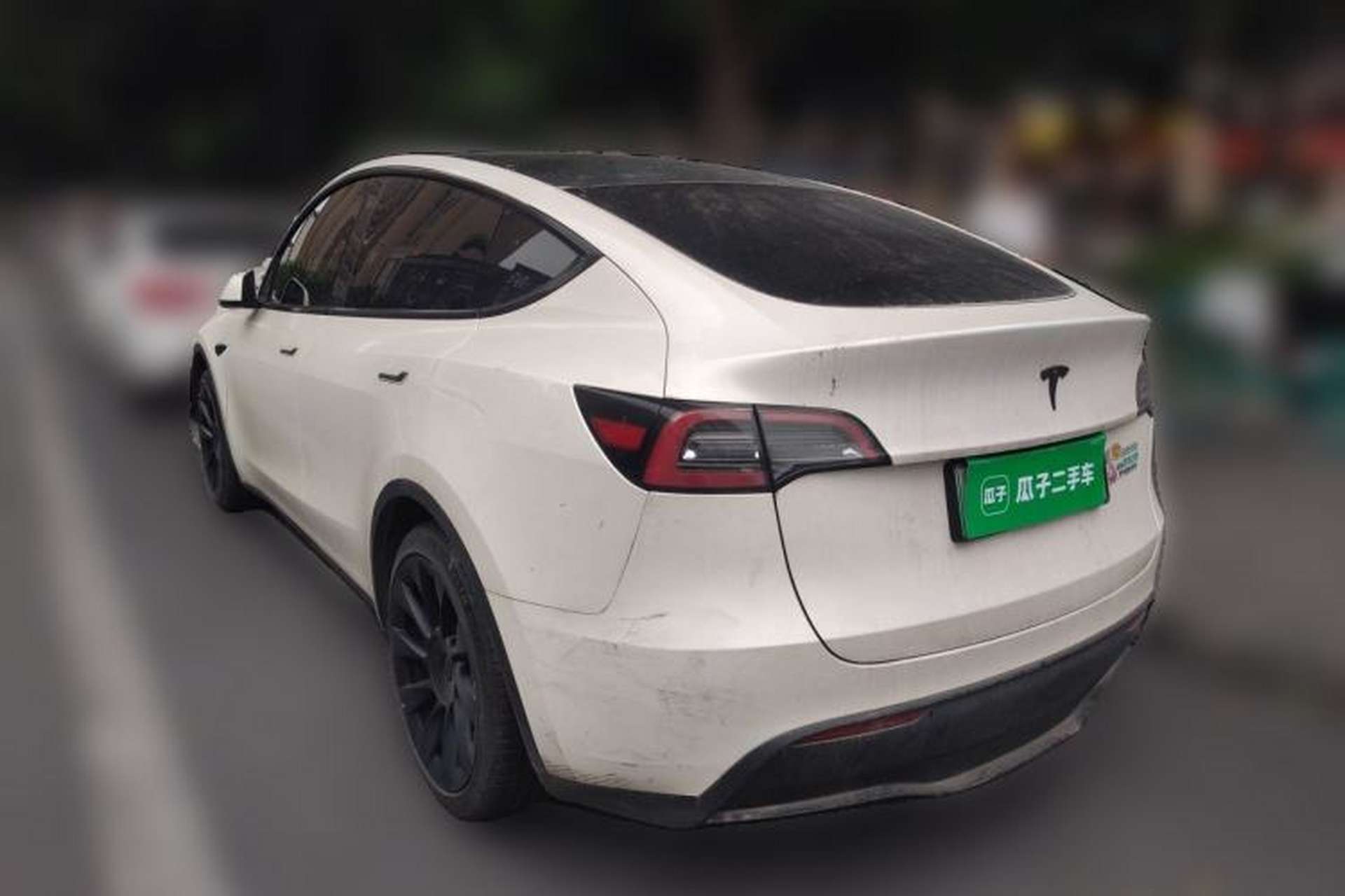 Used Tesla Model Y 2023 Rear-Wheel-Drive Version Rear Left 45 Deg