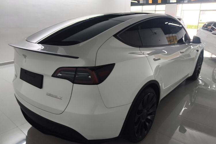 Used Tesla Model Y 2023 High-Performance All-Wheel-Drive Version Rear Right 45 Deg