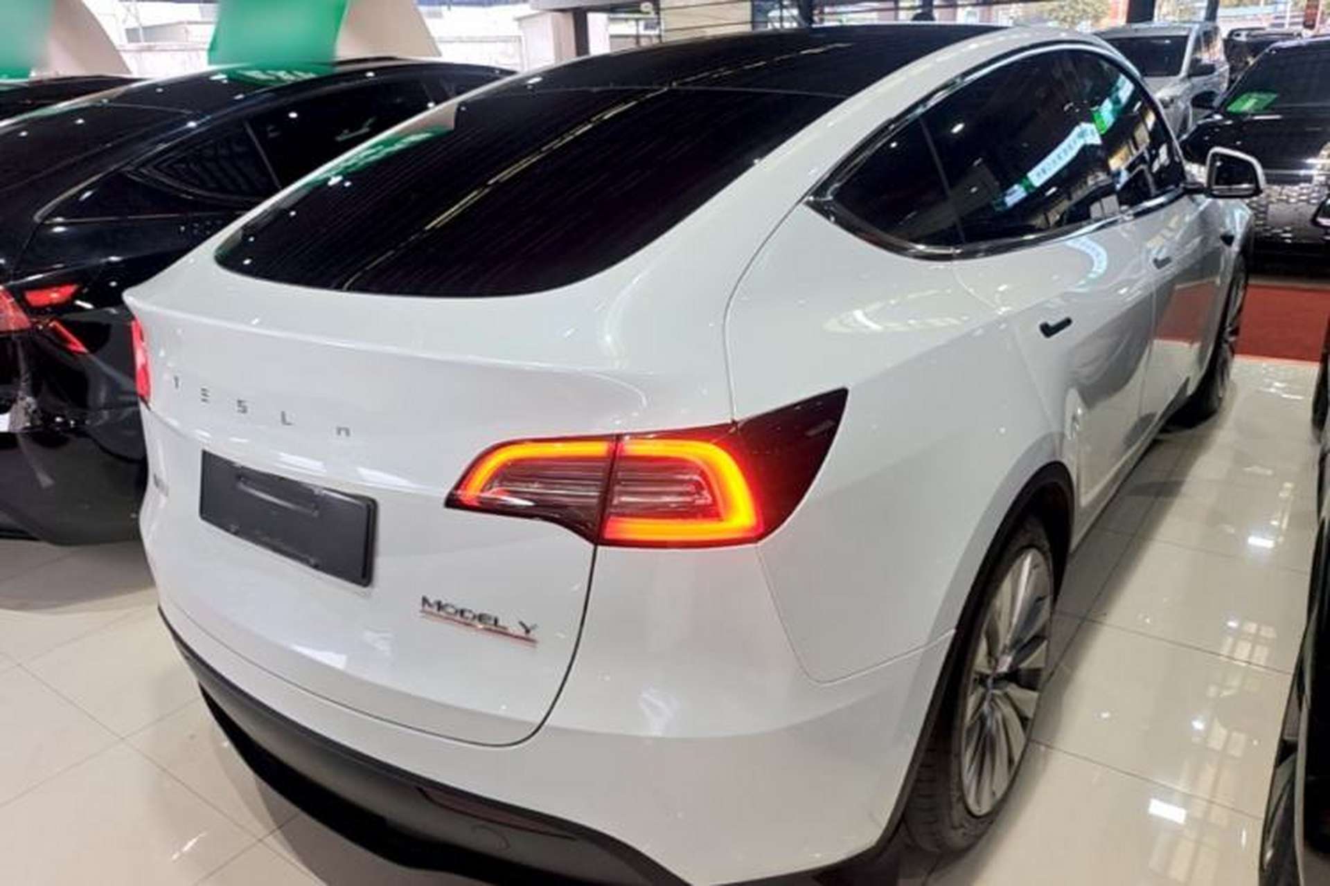 Used Tesla Model Y 2023 Long-Range All-Wheel-Drive Version Rear Right 45 Deg