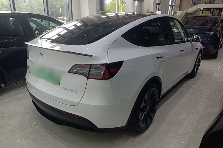 Used Tesla Model Y 2023 High-Performance All-Wheel-Drive Version Rear Right 45 Deg