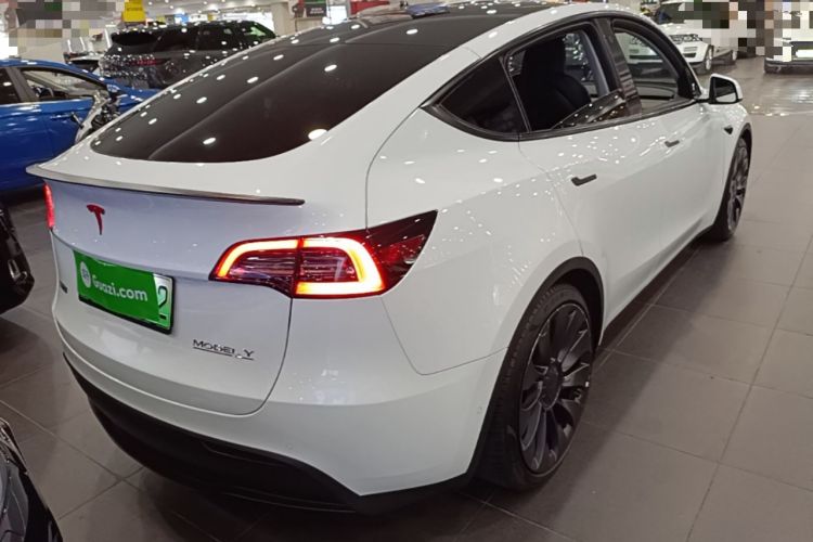 Used Tesla Model Y 2023 High-Performance All-Wheel-Drive Version Rear Right 45 Deg