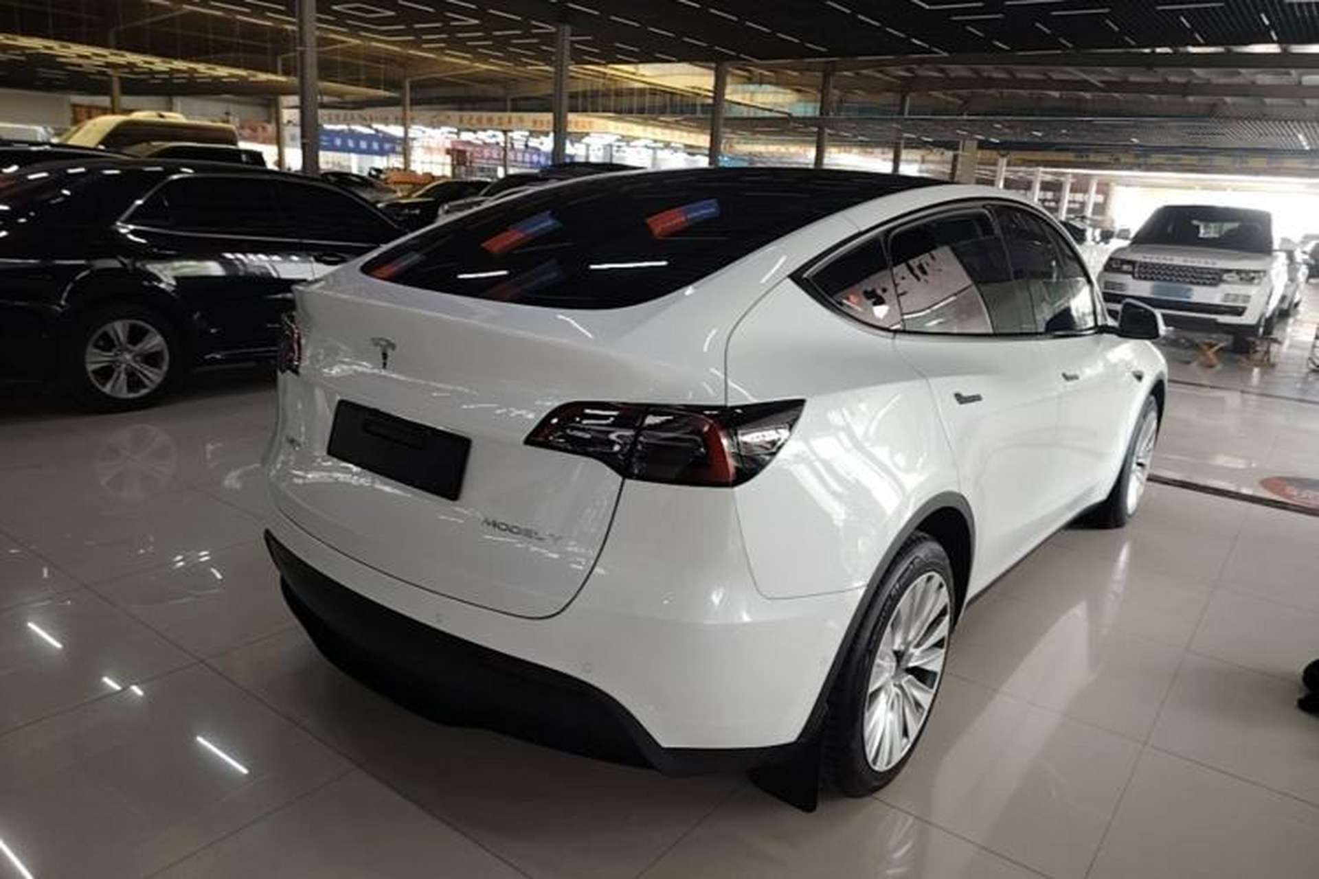 Used Tesla Model Y 2023 Long-Range All-Wheel-Drive Version Rear Right 45 Deg