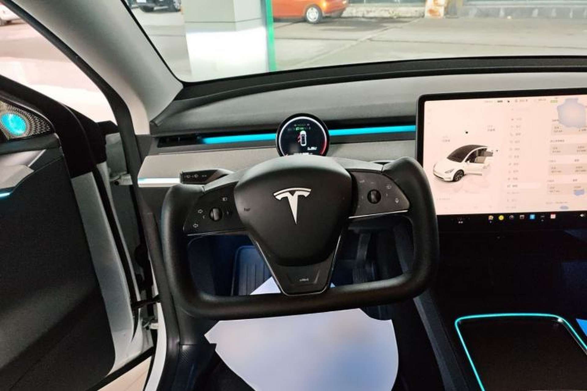 Used Tesla Model Y 2023 Rear-Wheel-Drive Version Steering Wheel