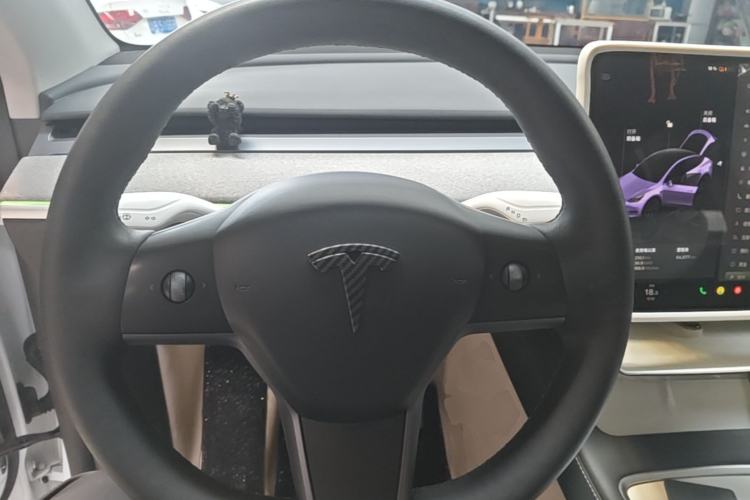 Used Tesla Model Y 2023 Rear-Wheel-Drive Version Steering Wheel