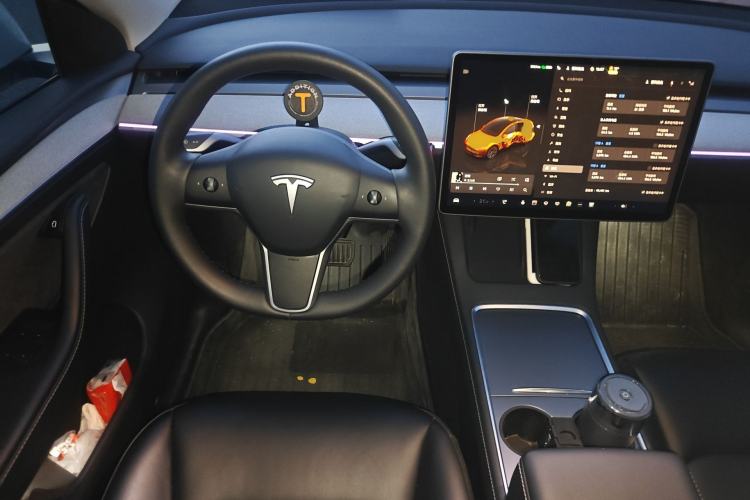 Used Tesla Model Y 2023 Rear-Wheel-Drive Version Steering Wheel