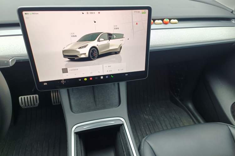 Used Tesla Model Y 2023 High-Performance All-Wheel-Drive Version Audio And AC Panel