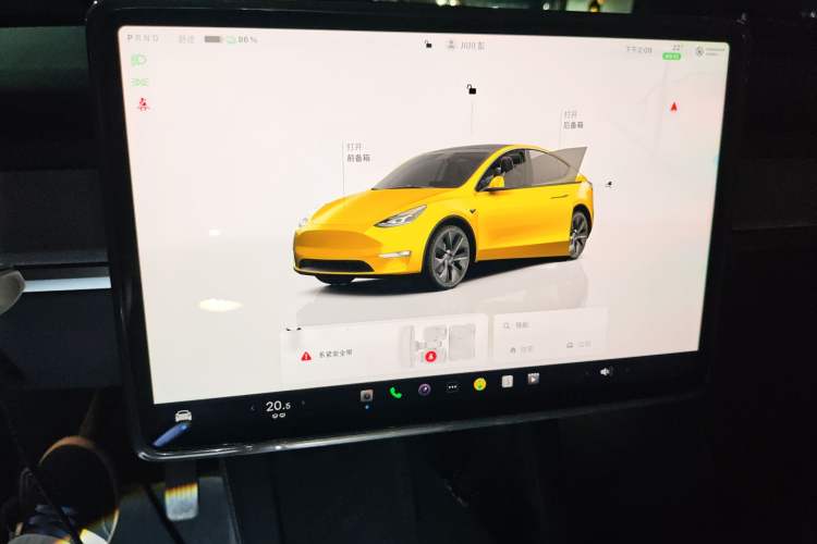 Used Tesla Model Y 2023 Rear-Wheel-Drive Version Audio And AC Panel