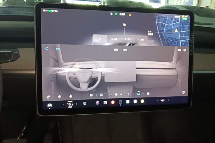 Used Tesla Model Y 2024 Rear-Wheel-Drive Version Audio And AC Panel