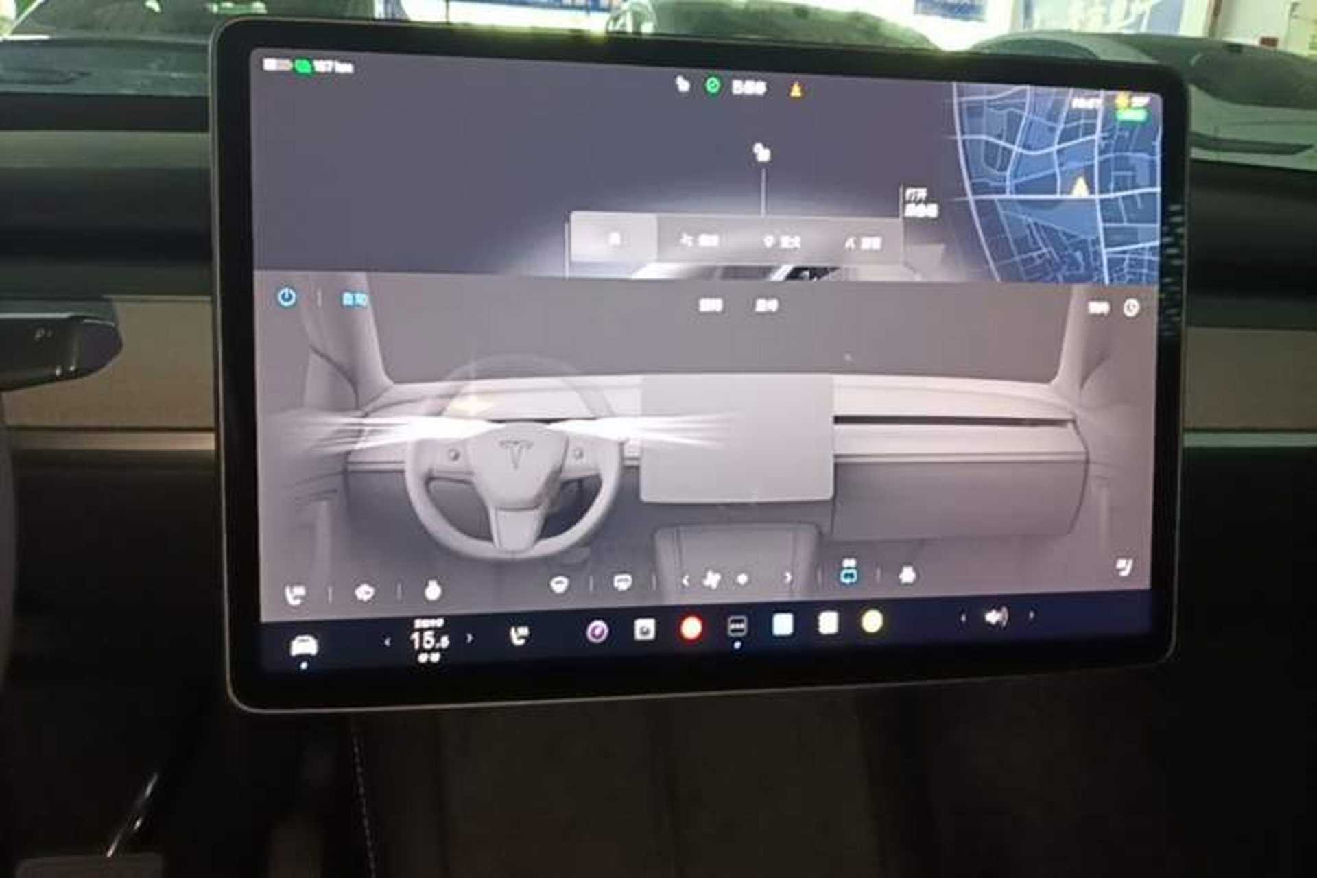 Used Tesla Model Y 2024 Rear-Wheel-Drive Version Audio And AC Panel