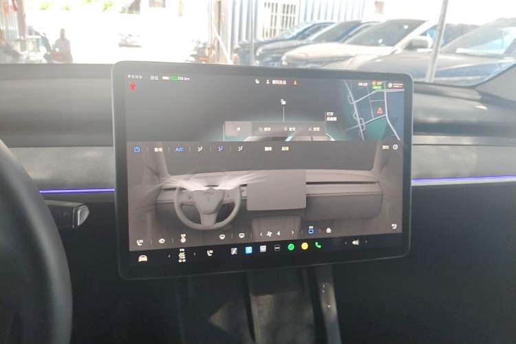 Used Tesla Model Y 2024 Rear-Wheel-Drive Version Audio And AC Panel