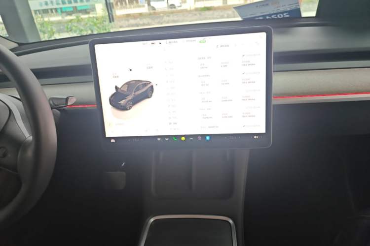 Used Tesla Model Y 2024 Rear-Wheel-Drive Version Audio And AC Panel
