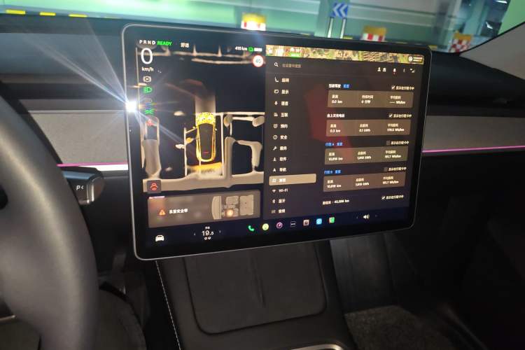 Used Tesla Model Y 2024 Rear-Wheel-Drive Version Audio And AC Panel