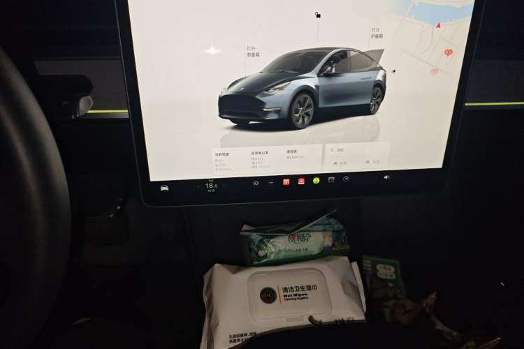 Used Tesla Model Y 2024 Rear-Wheel-Drive Version Audio And AC Panel