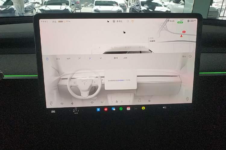 Used Tesla Model Y 2024 Rear-Wheel-Drive Version Audio And AC Panel