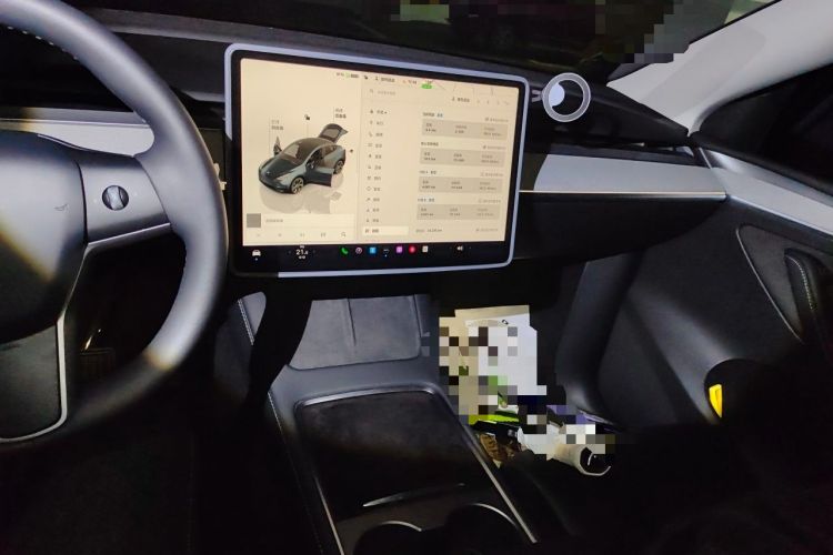 Used Tesla Model Y 2024 Rear-Wheel-Drive Version Audio And AC Panel