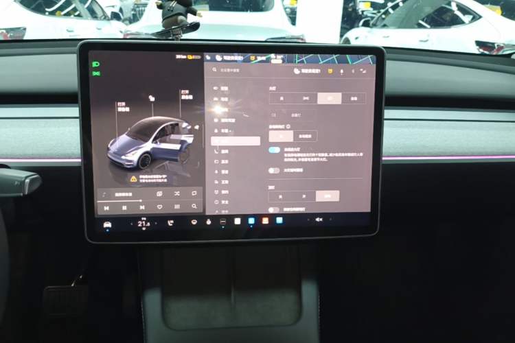 Used Tesla Model Y 2024 Rear-Wheel-Drive Version Audio And AC Panel