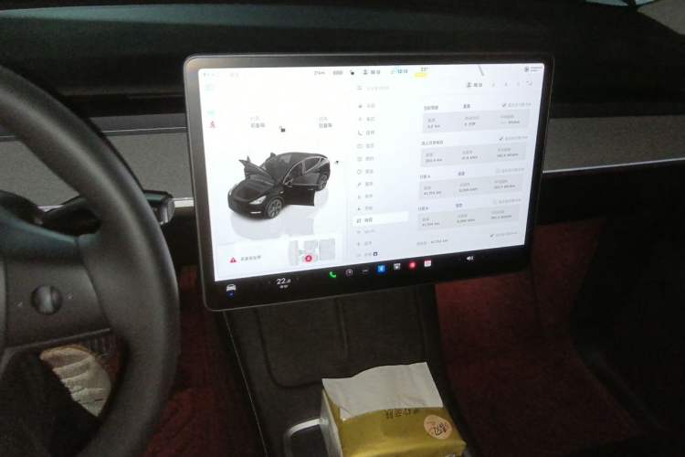 Used Tesla Model Y 2024 Rear-Wheel-Drive Version Audio And AC Panel